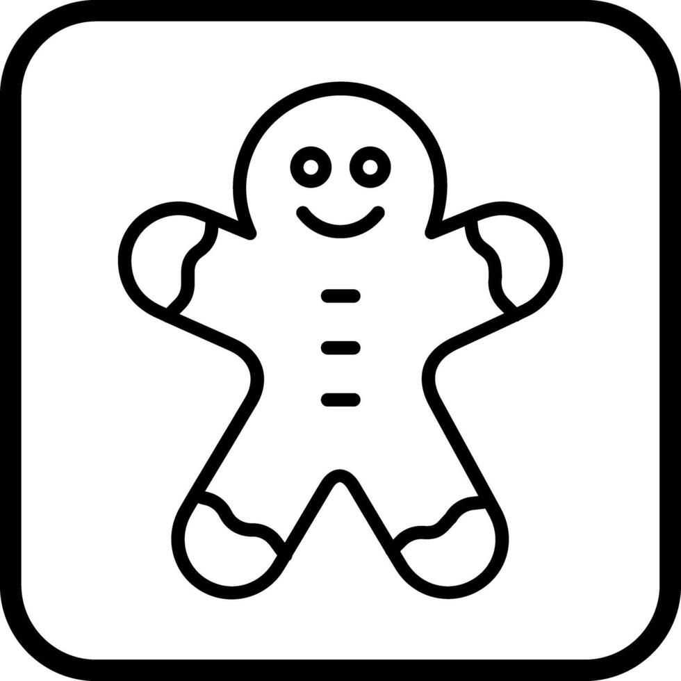 Gingerbread Icon Design vector