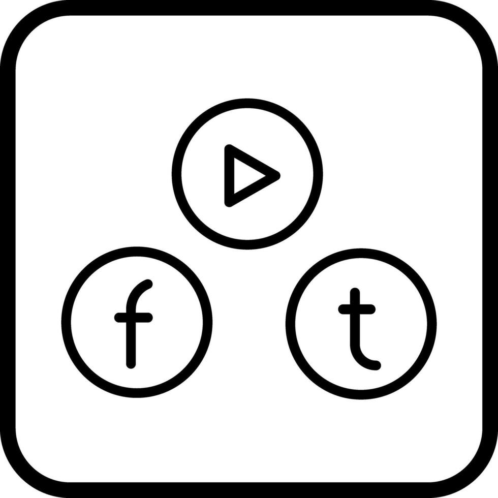 Social Media Icon Design vector