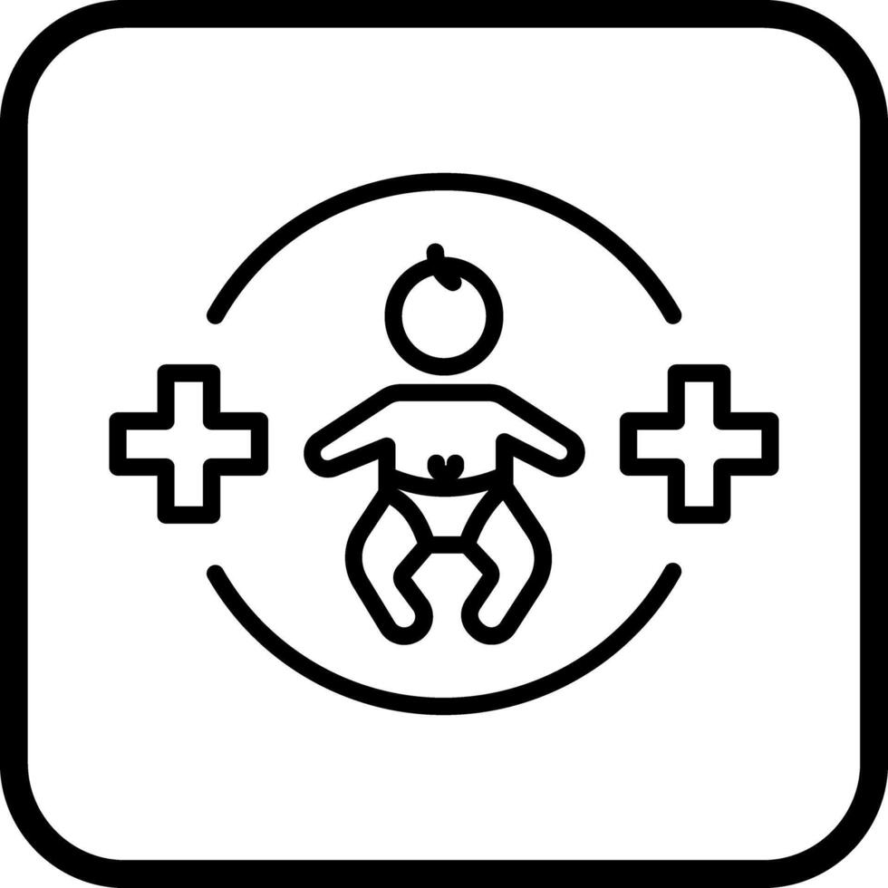 Pediatric Care Icon Design vector