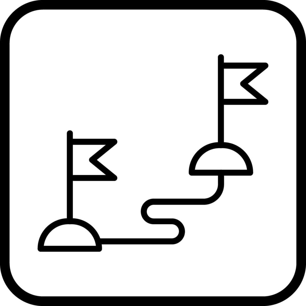 Milestones Icon Design vector