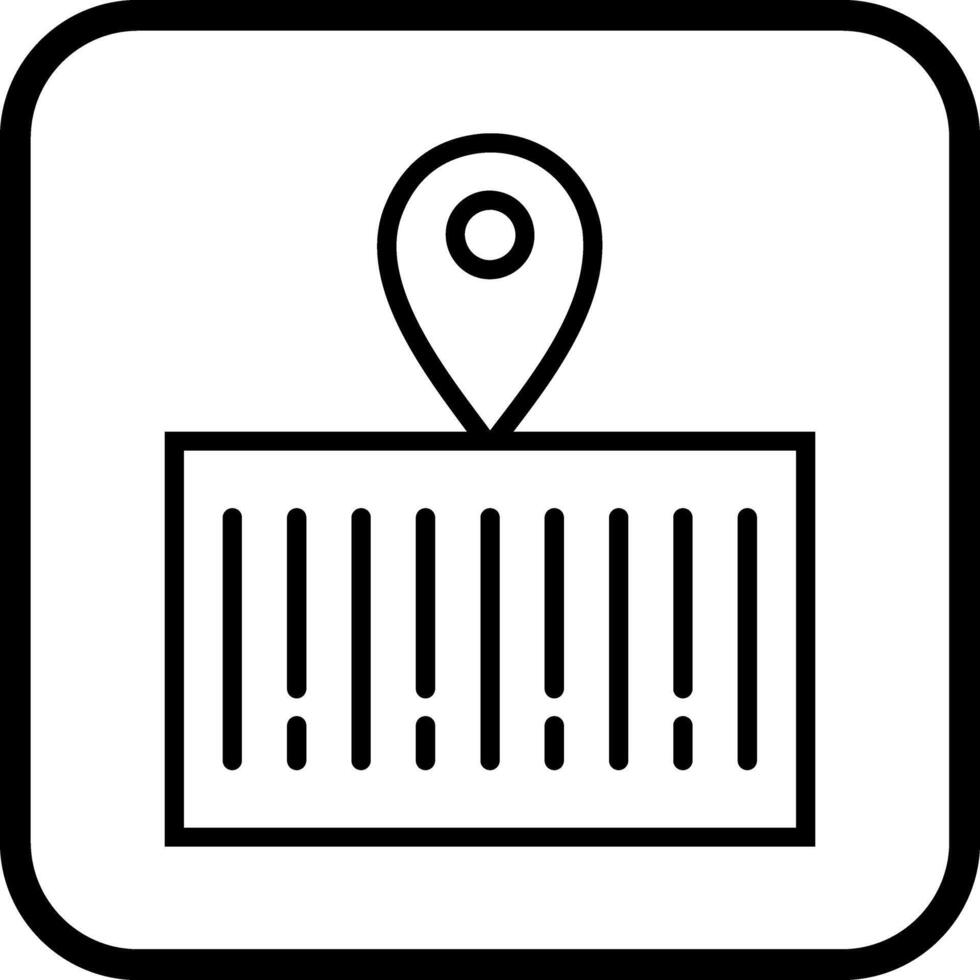 Barcode Tracking Icon Design vector