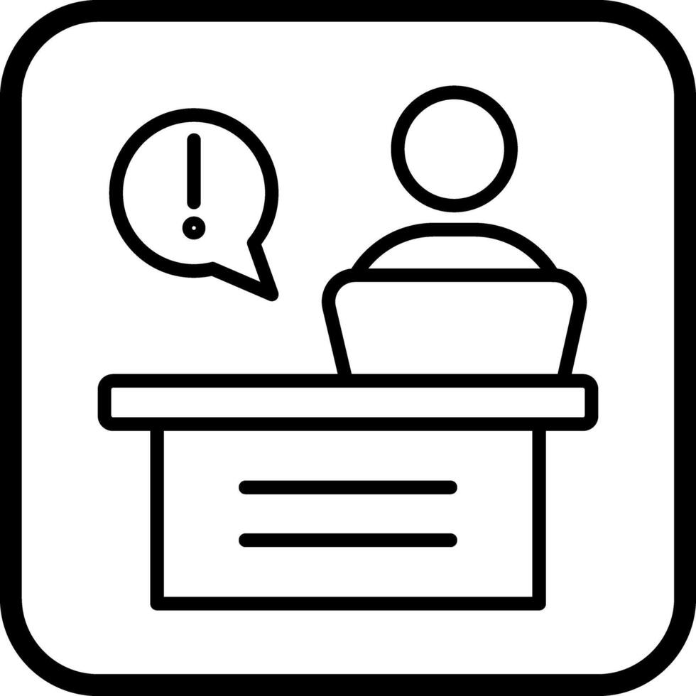 Service Desk Icon Design vector