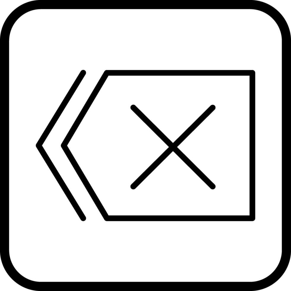 Delete Icon Design vector