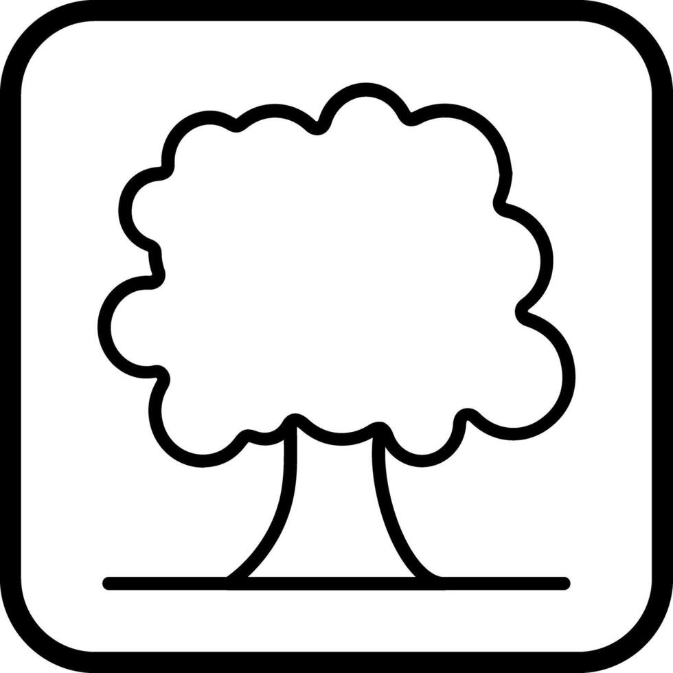 Deciduous Tree Icon Design vector