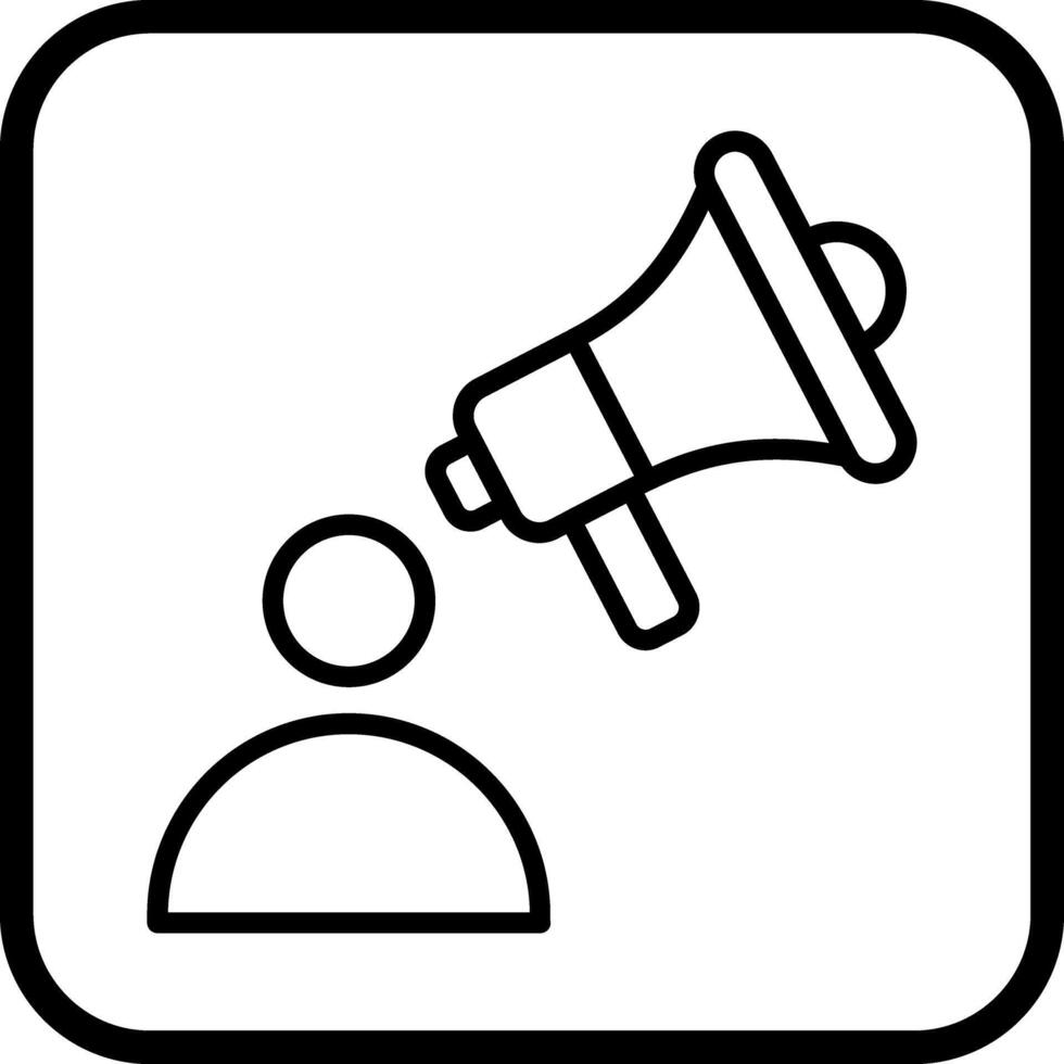 Advertiser Icon Design vector