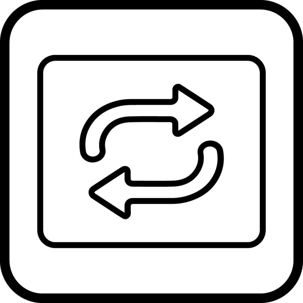 Repeat Button Icon Design vector