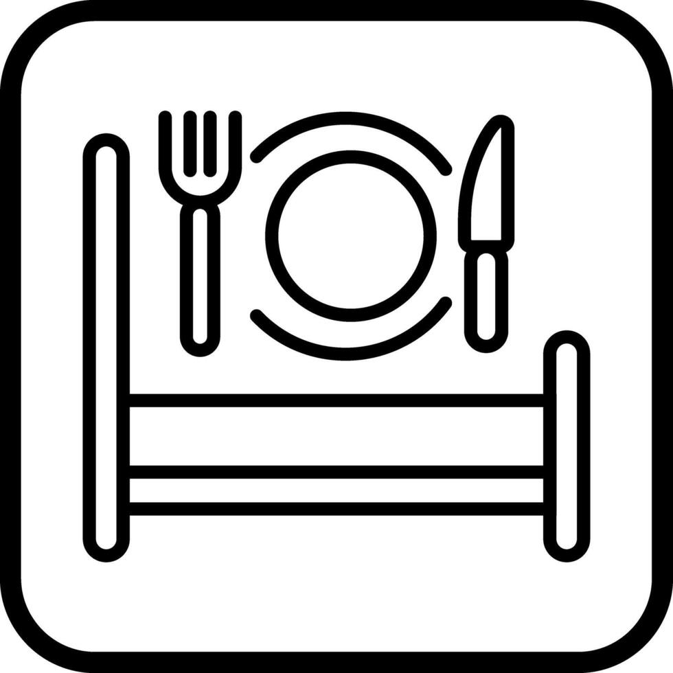 Breakfast in Bed Icon Design vector