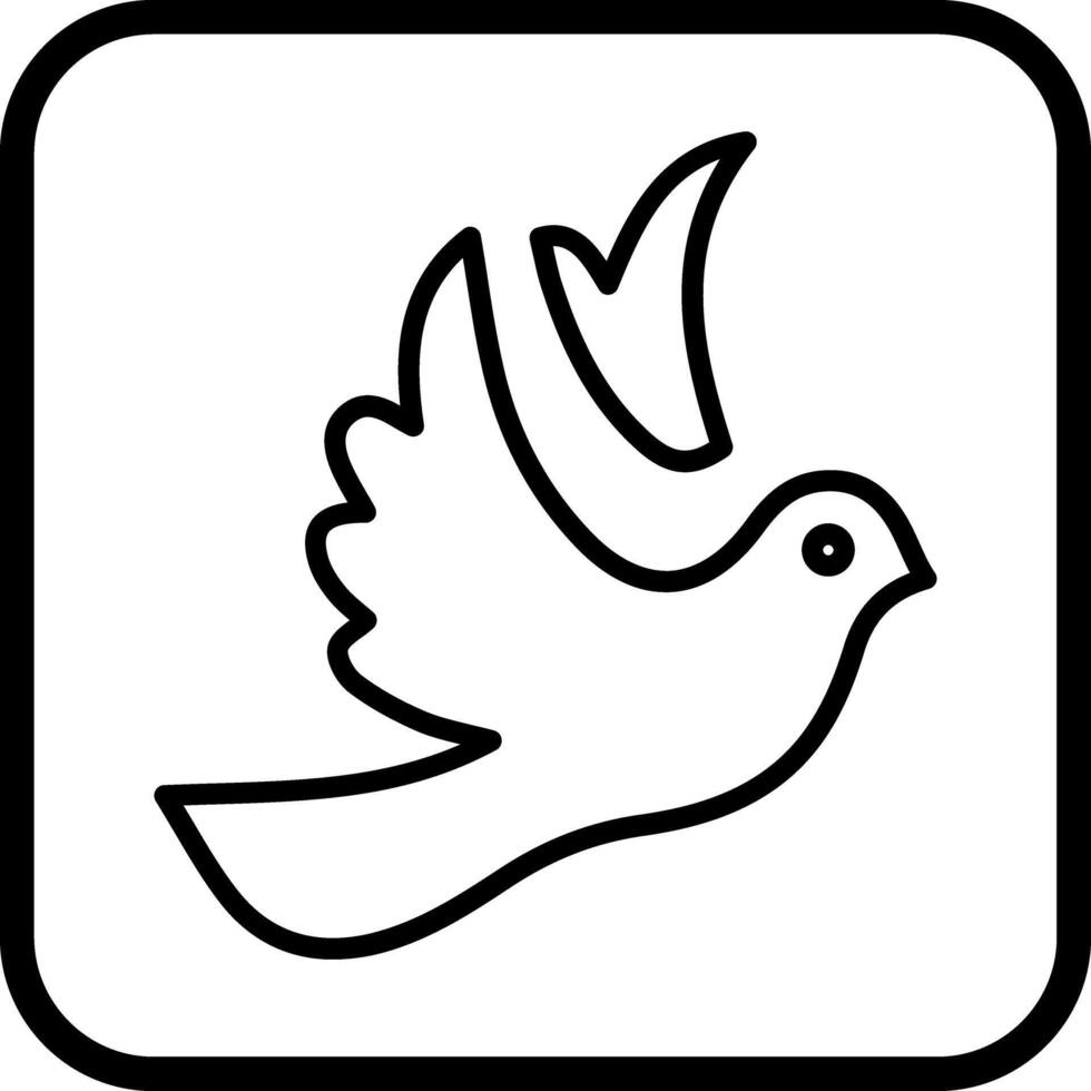 Dove of Peace Icon Design vector