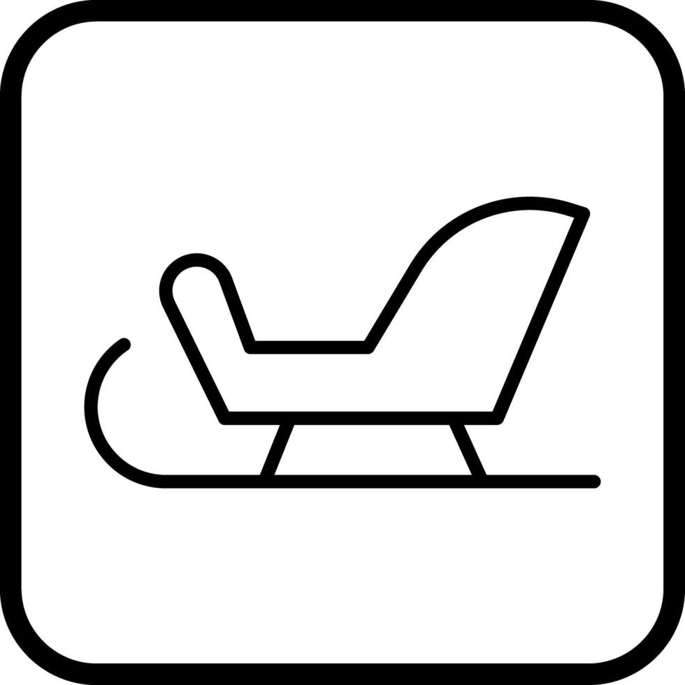 Sleigh Icon Design vector