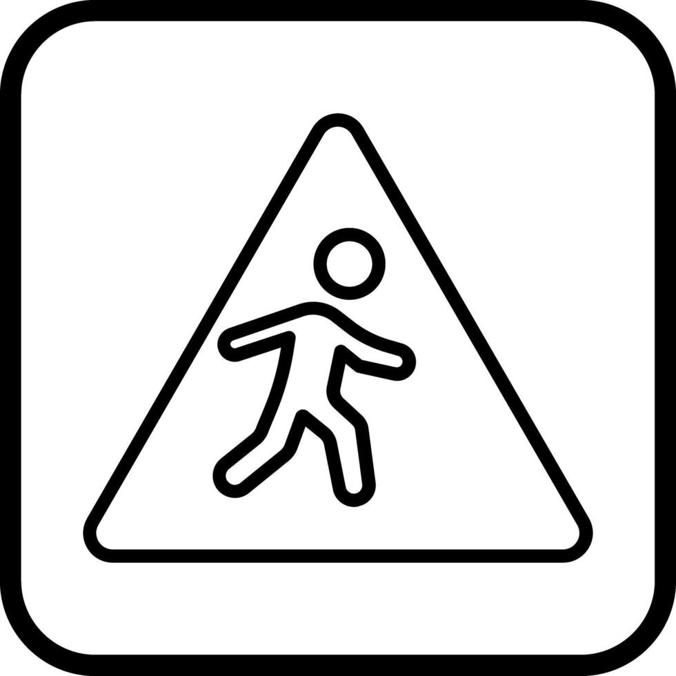 Children Crossing Icon Design vector