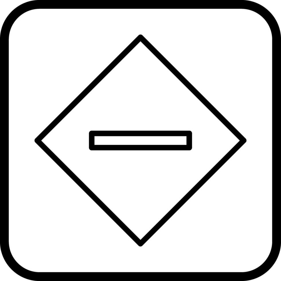 Minus Sign Icon Design vector