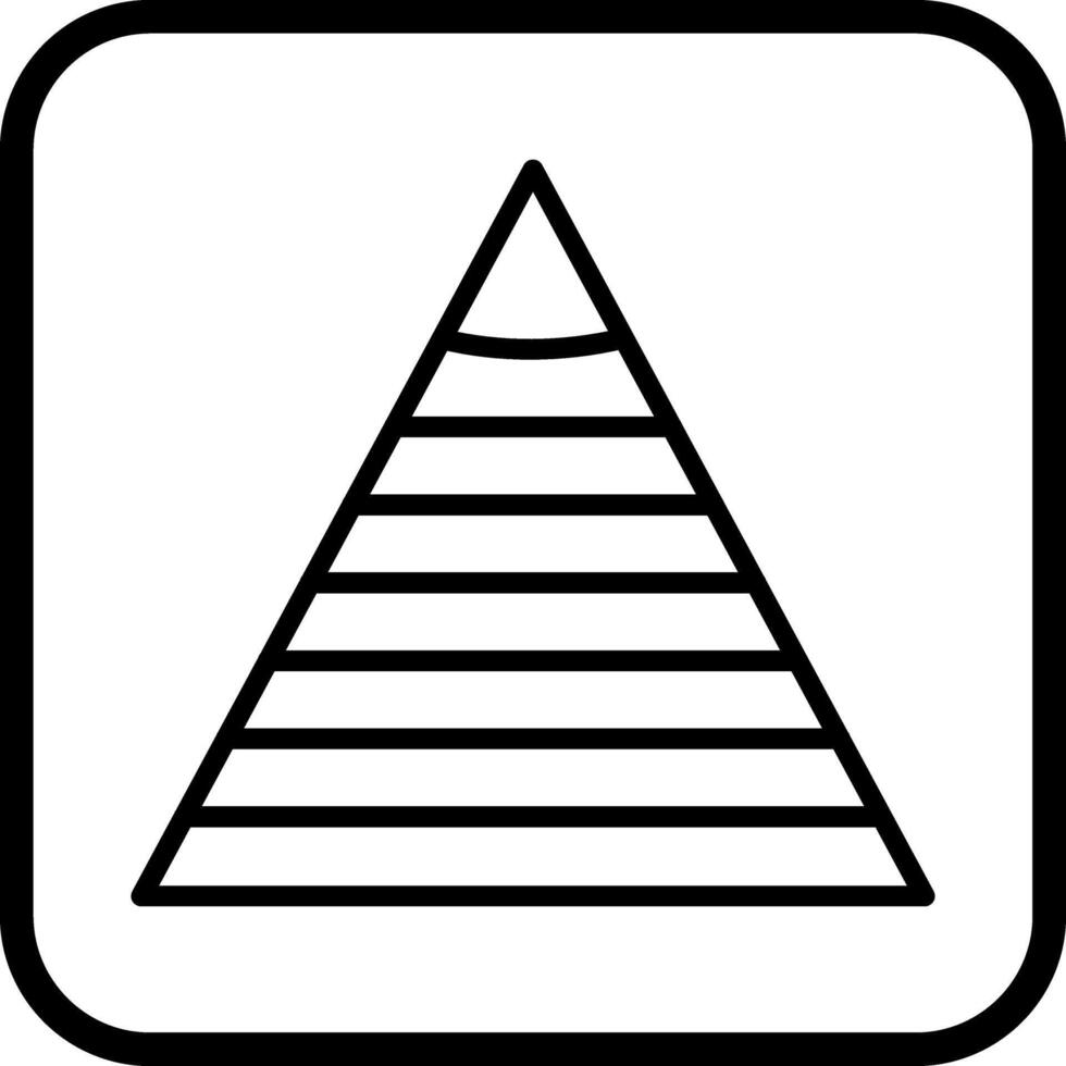 Pyramid Graph Icon Design vector