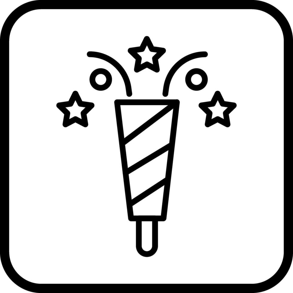 Popper Icon Design vector