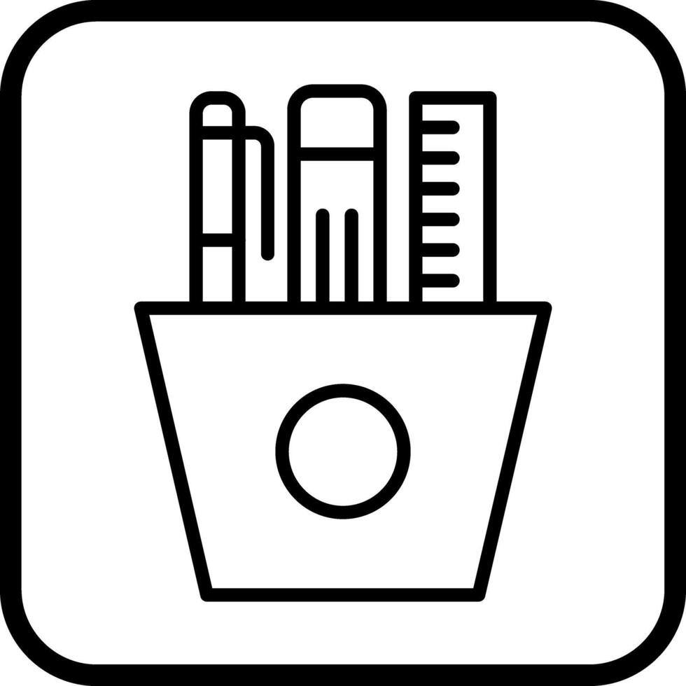Stationery Icon Design vector