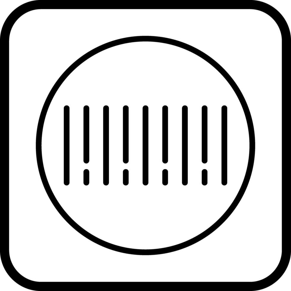 Barcode Sticker Icon Design vector