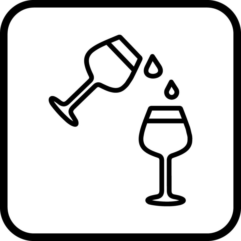 Wine Sip Icon Design vector