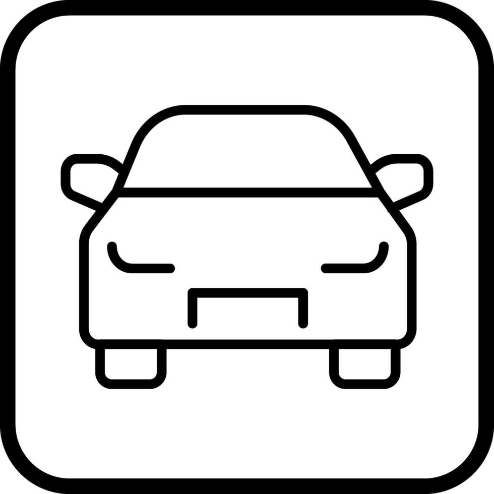 Oncoming Car Icon Design vector