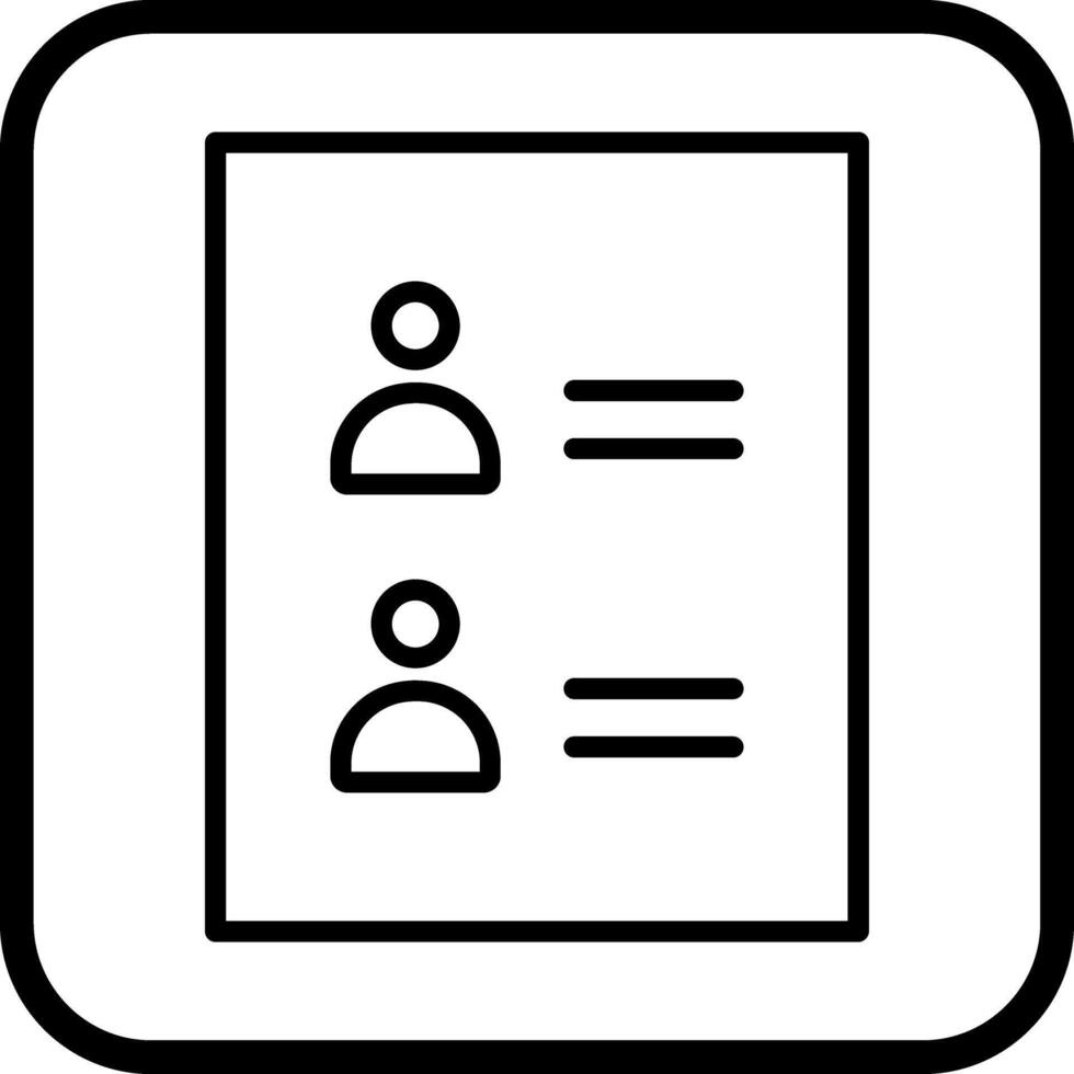 Contact Details Icon Design vector