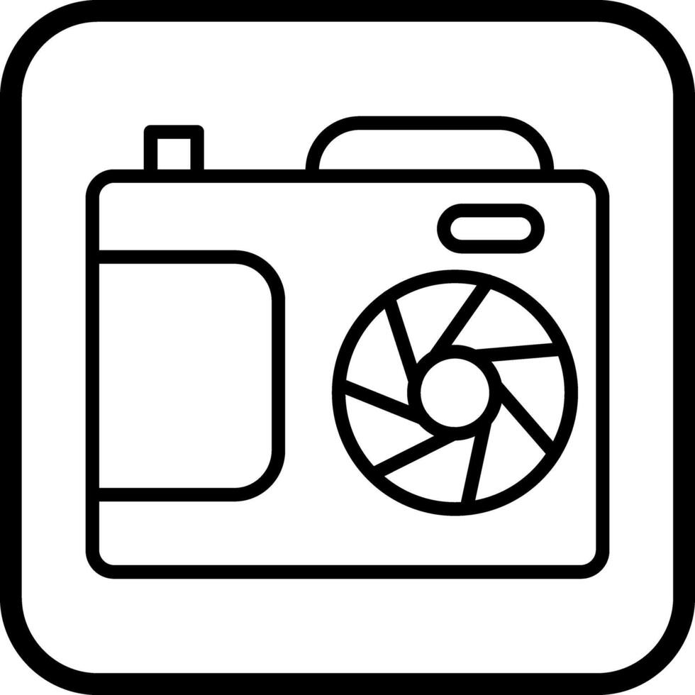 Camera Lenses Icon Design vector