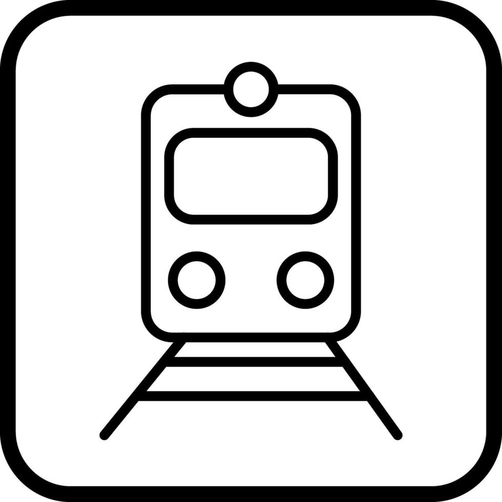 Railway Car Icon Design vector