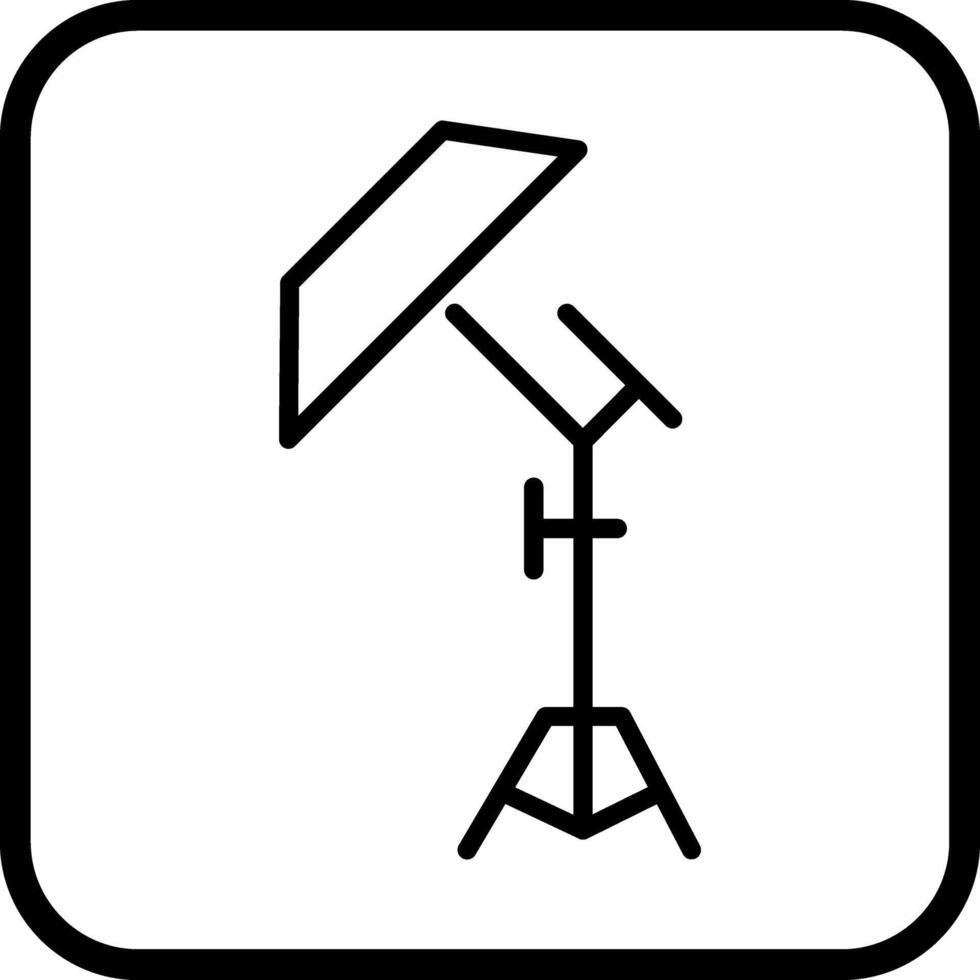 Photography Reflectors Icon Design vector