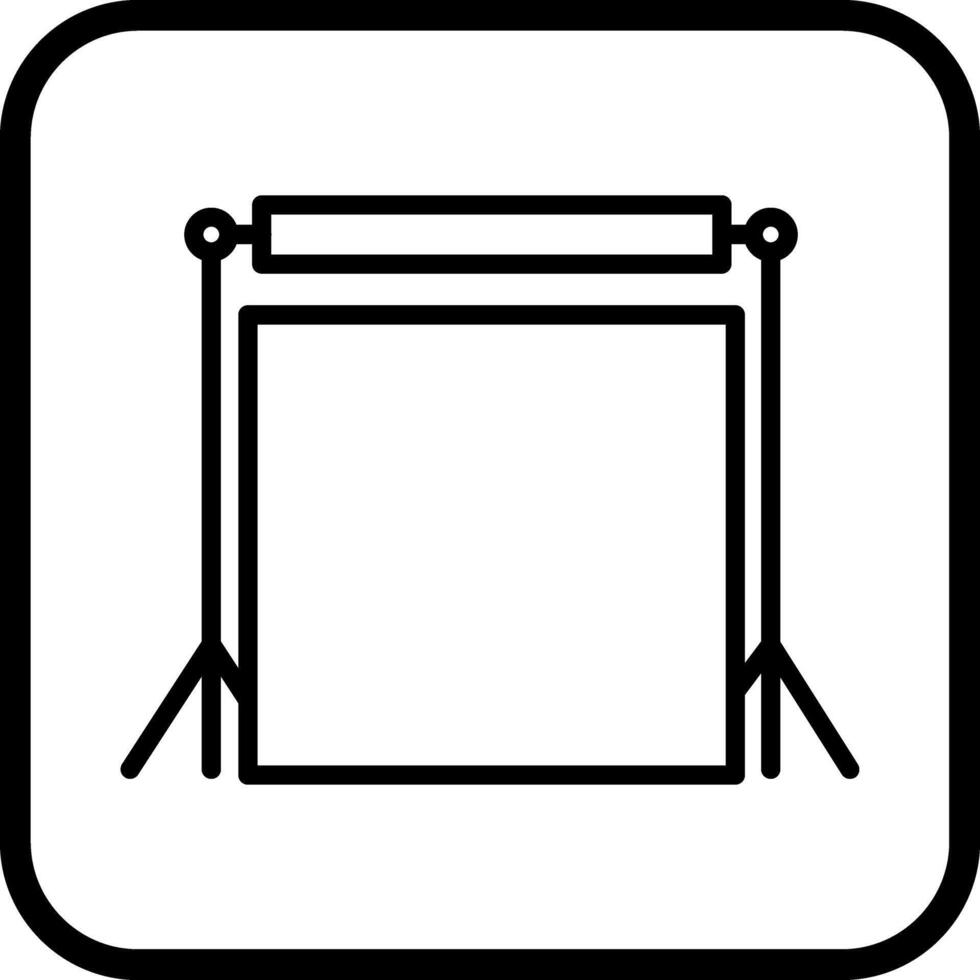 Photography Backdrops Icon Design vector