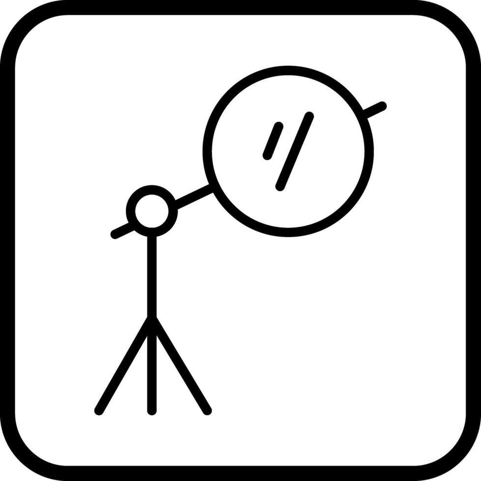 Photography Reflectors Icon Design vector