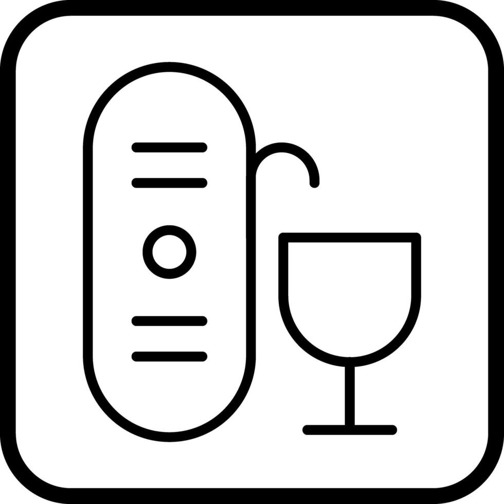 Wine Aerator Icon Design vector