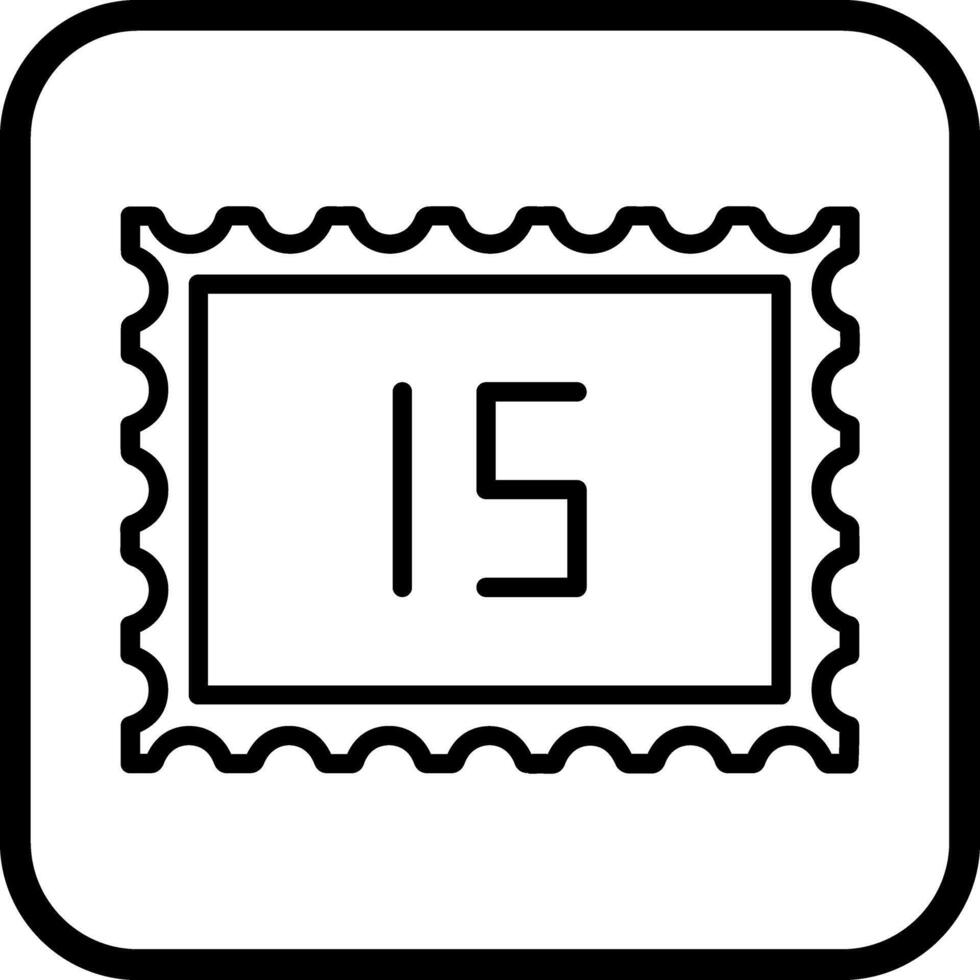 Postage Due Icon Design vector