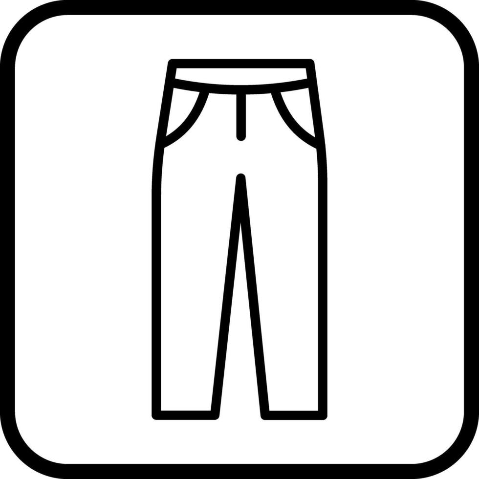 Pants Icon Design vector