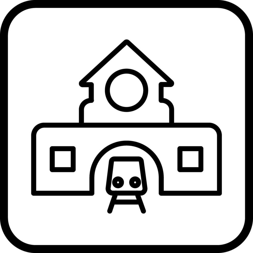 Train Station Icon Design vector
