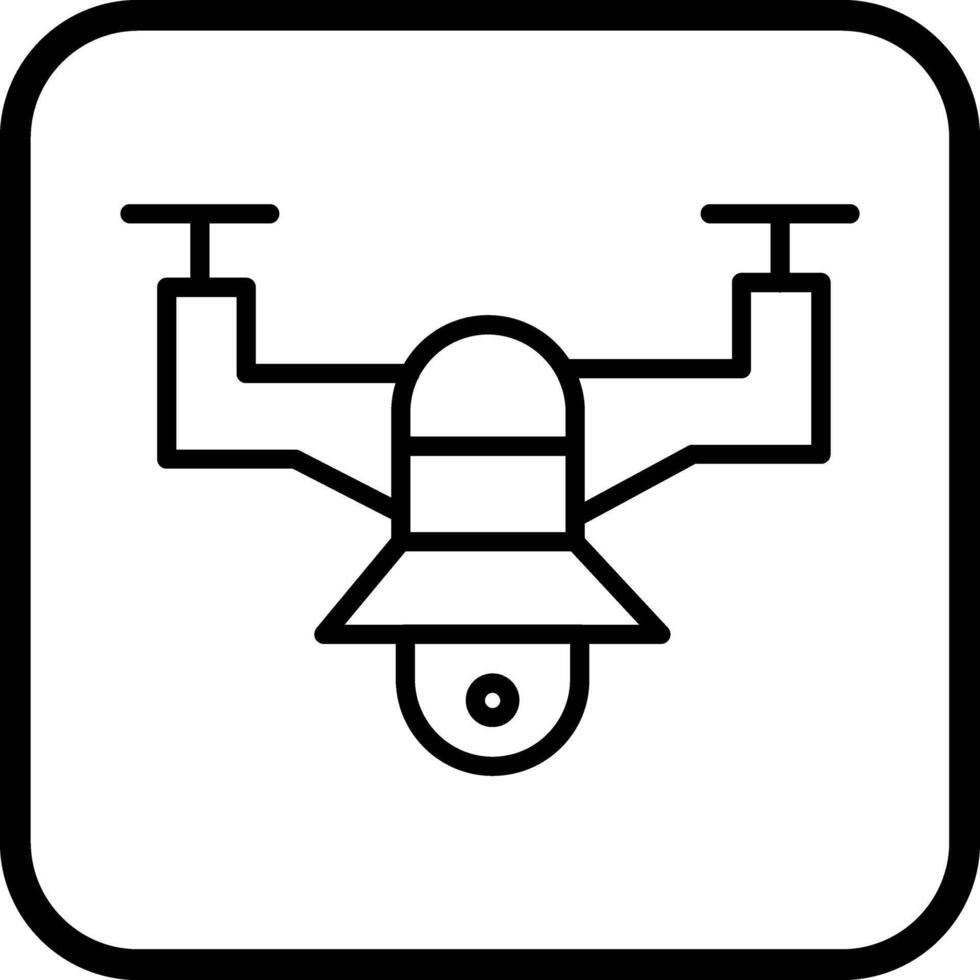 Drone Photography Icon Design vector