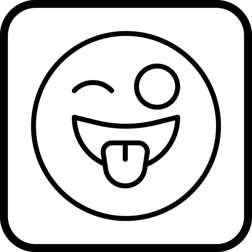 Zany Face Icon Design vector
