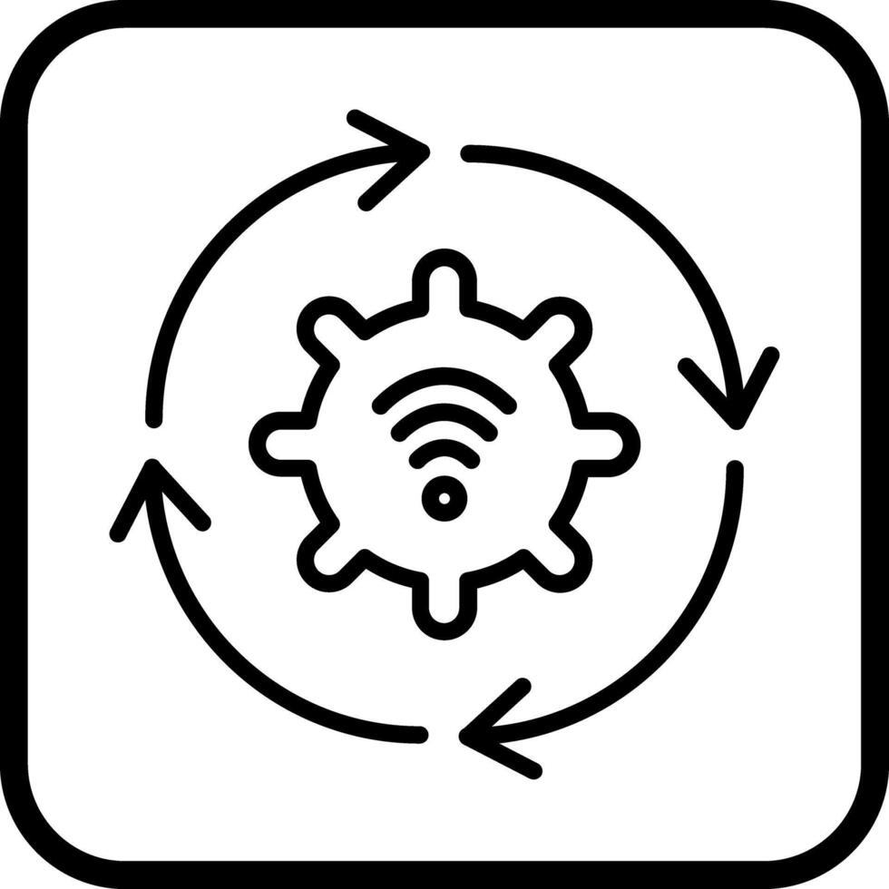 Automated Process Icon Design 49867297 Vector Art at Vecteezy