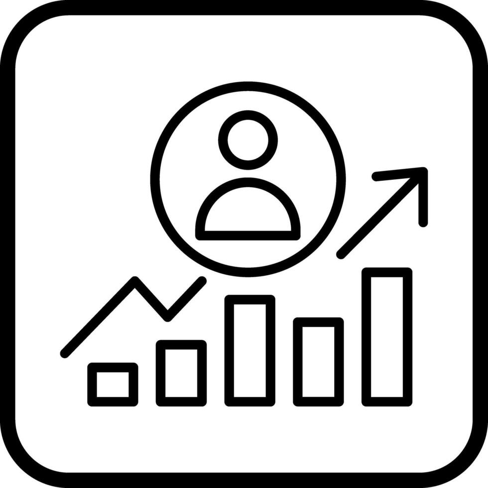 Career Growth Icon Design vector