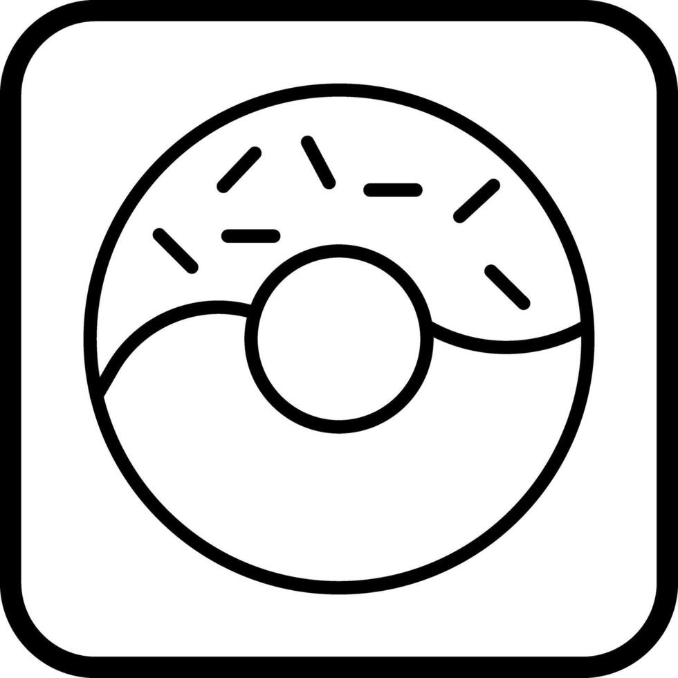 Doughnut Icon Design vector