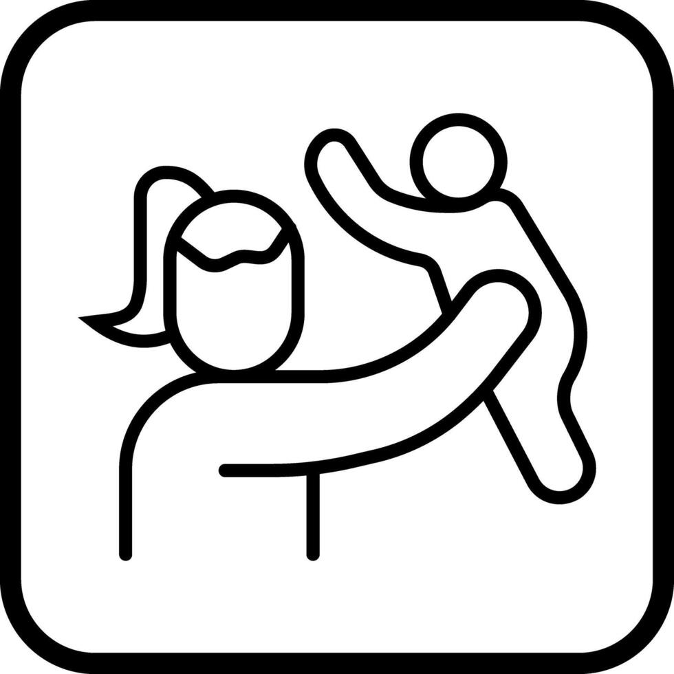 Mother and Son Icon Design vector
