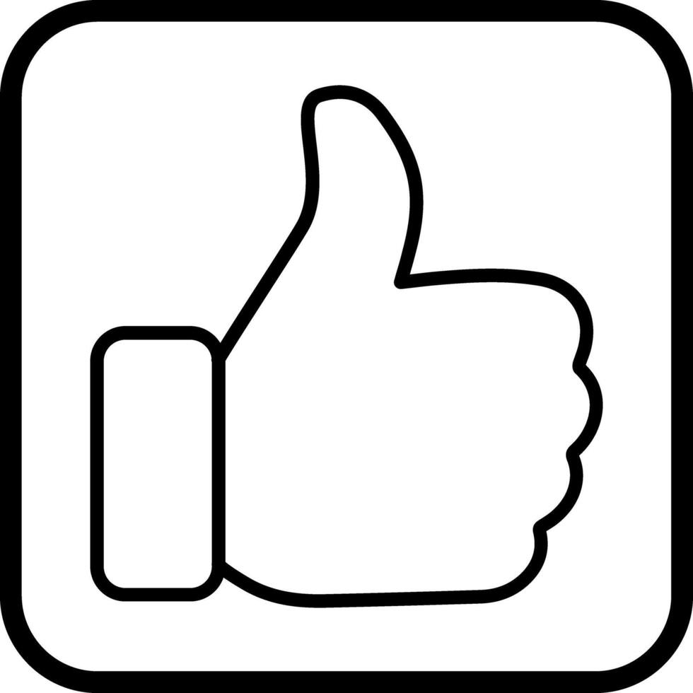 Thumbs Up Icon Design vector
