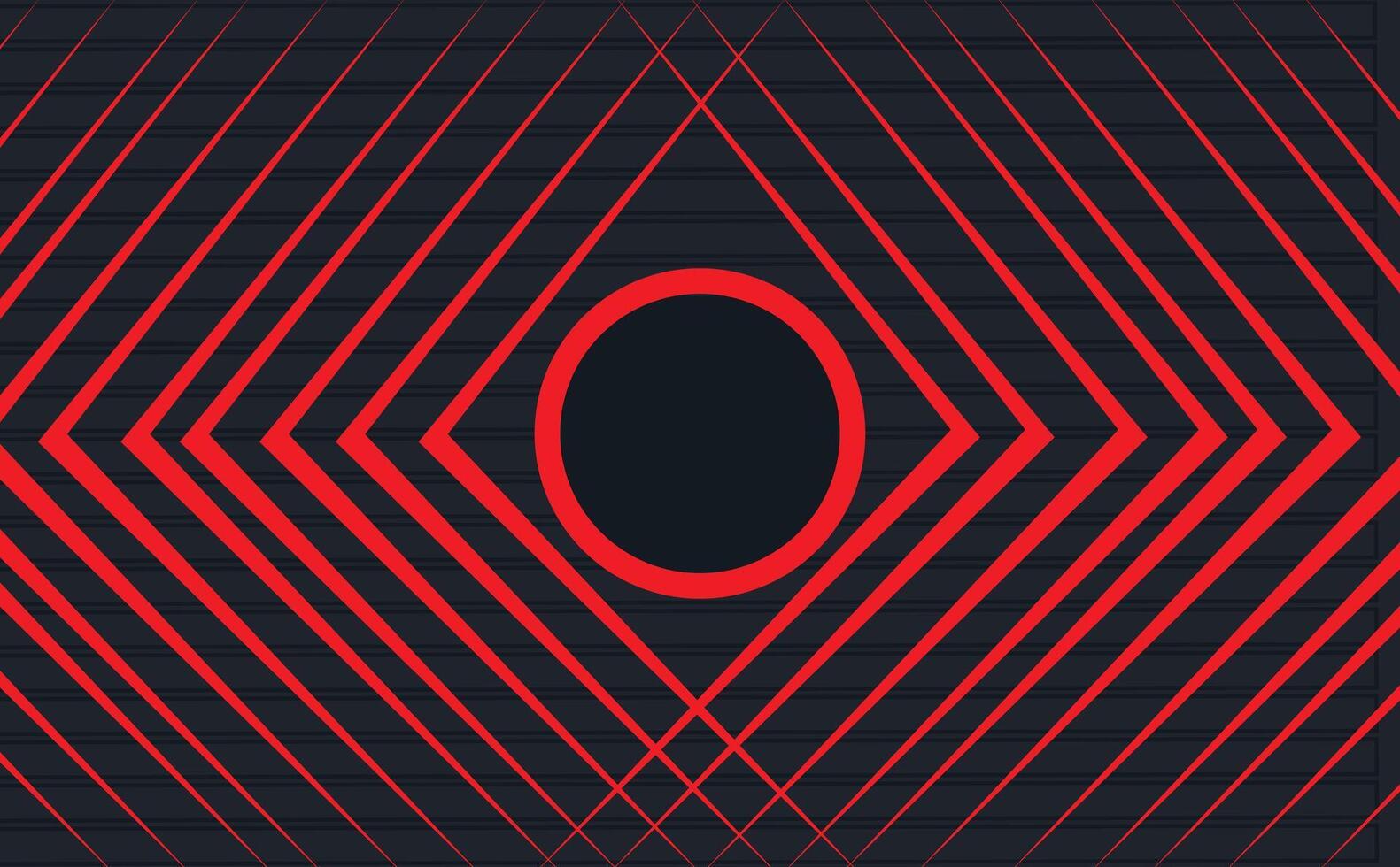 Geometric red lights background with lines vector