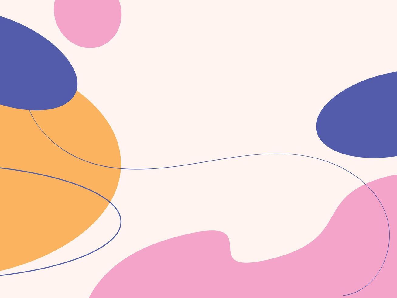 Modern Gradient Abstract Background Simple Hand Drawn Minimalist Colorful Design vector