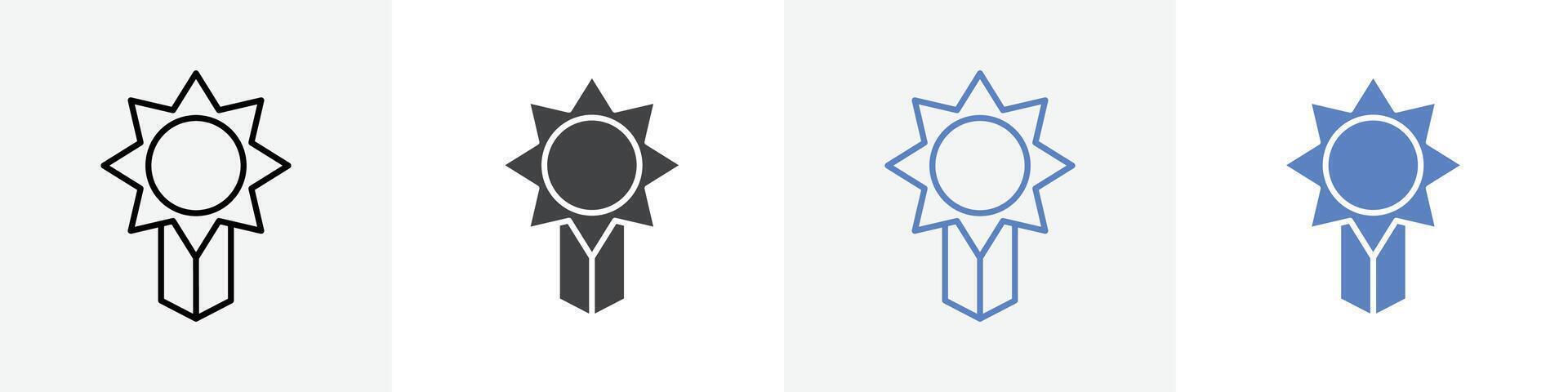 badge icon set use for web ui or app vector