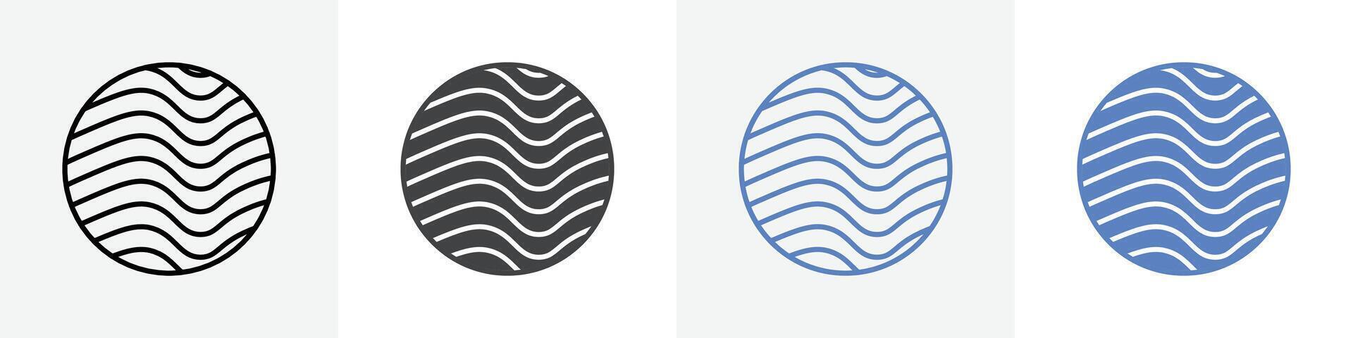 abstruct icon set use for web ui or app vector