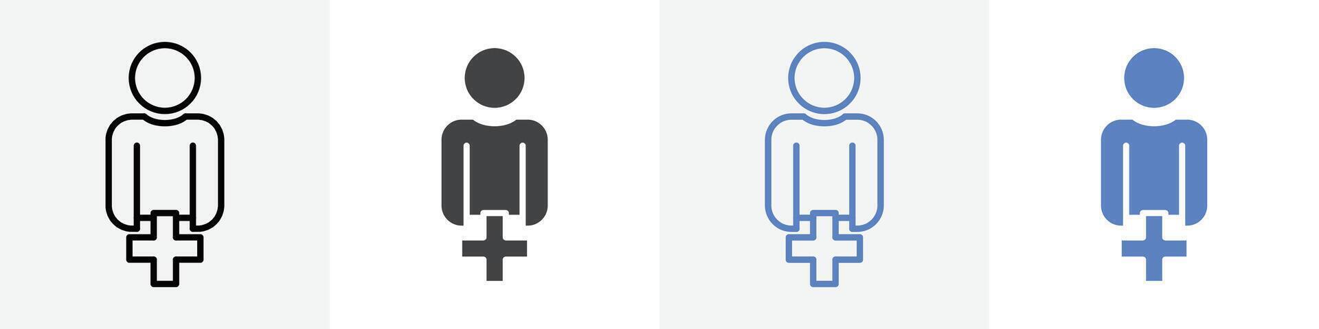 add friend icon set use for web ui or app vector