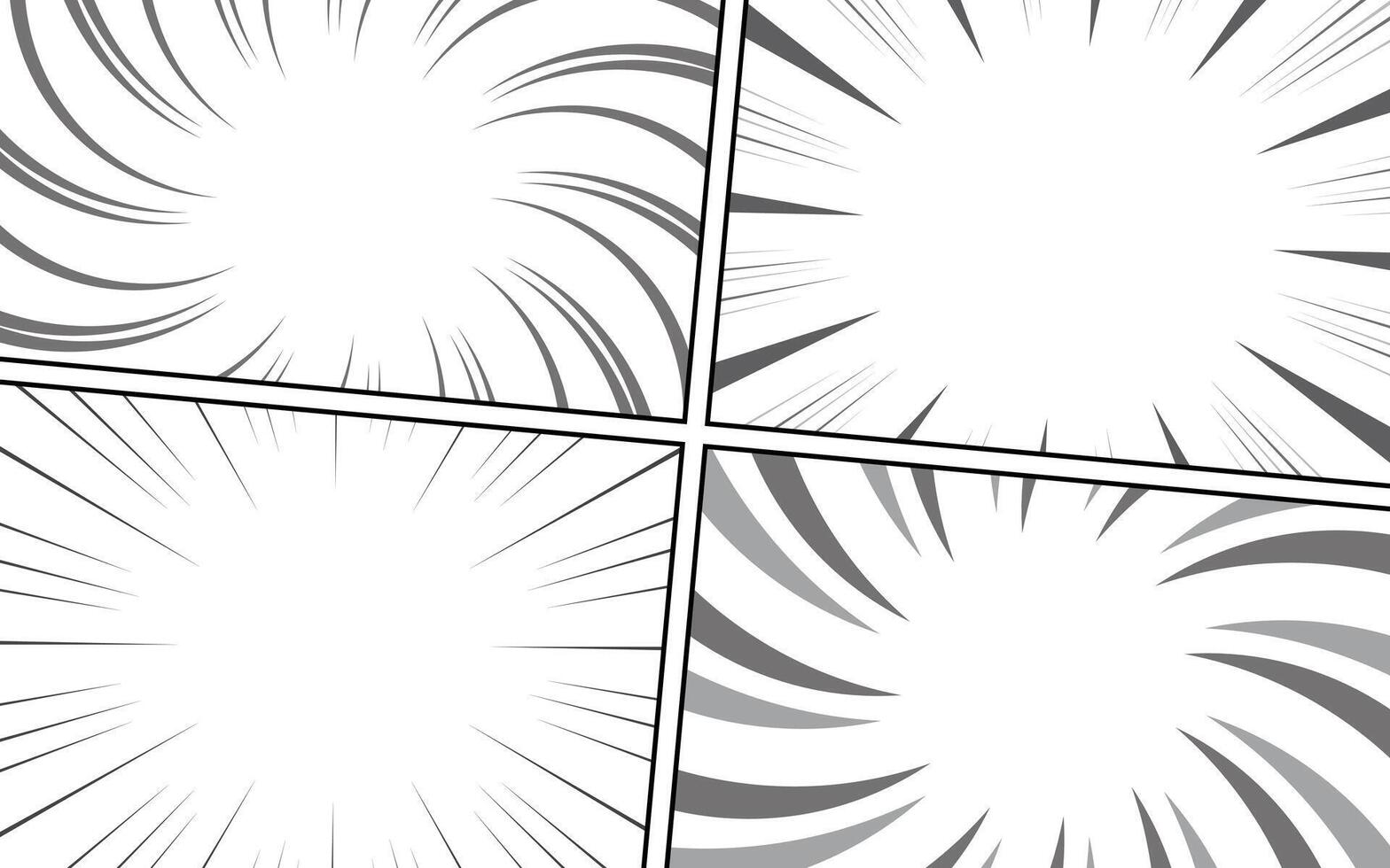 Blank comic page abstract background template vector