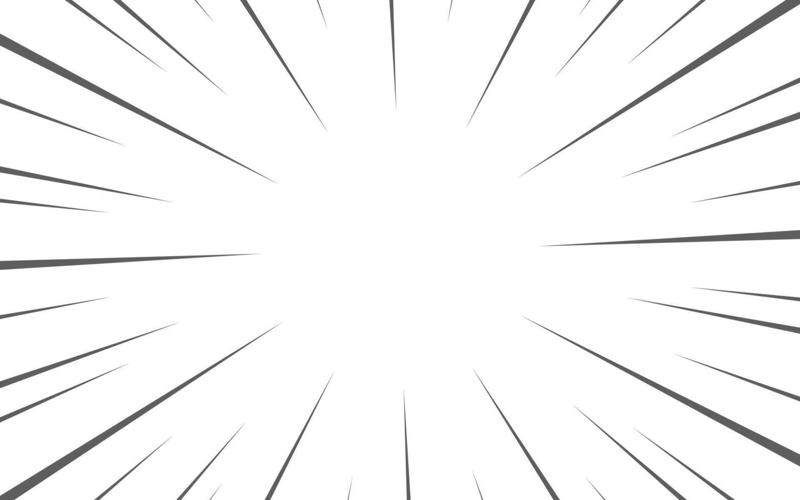 Radial lines background for comic books vector