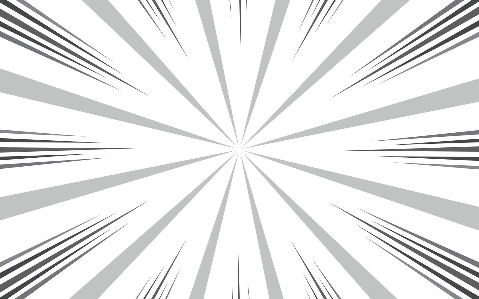 comic background. Pop art sunburst with halftone effect. vector