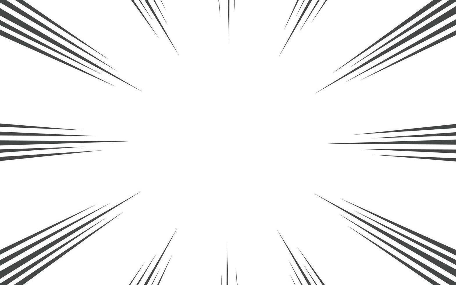 comic abstract burst background with radial effect vector