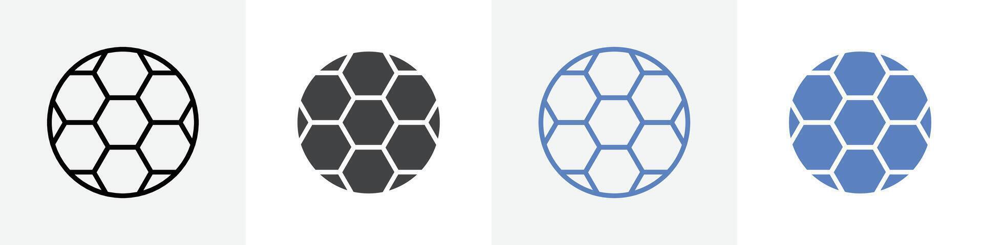 footballl icon set use for web ui or app vector