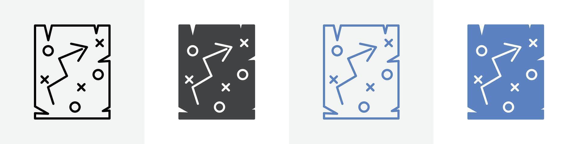 plan icon set use for web ui or app vector