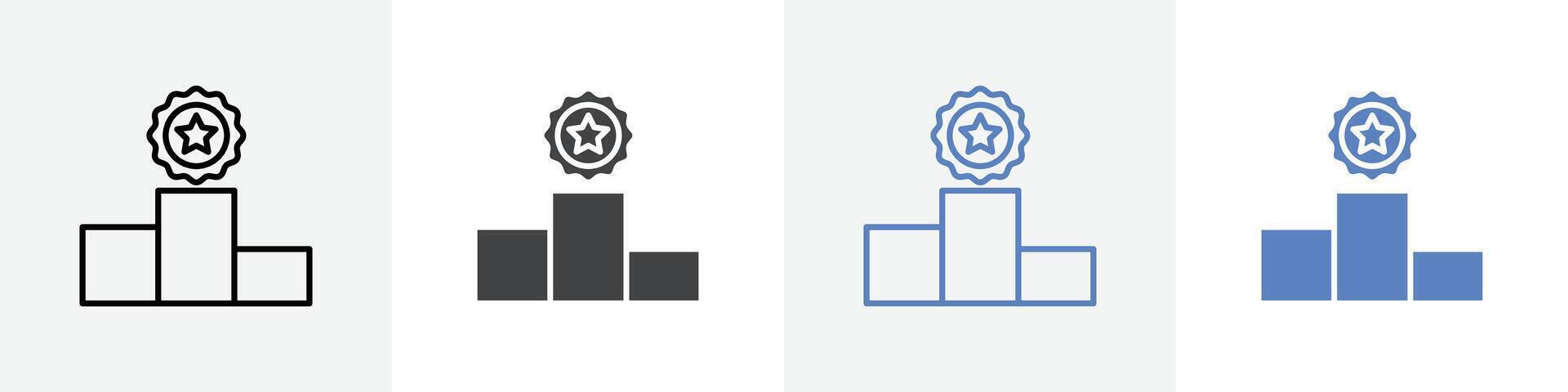 position icon set use for web ui or app vector